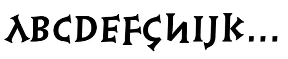 Linotype Syntax Lapidar Serif Display Bold