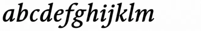 Linotype Syntax Serif OsF Medium Italic