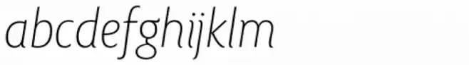 Lisboa ExtraLight Italic