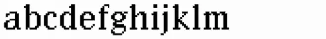Lo-Res 21 Serif