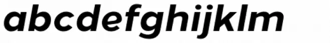Loew Extra Bold Italic