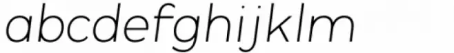 Lonie Thin Italic