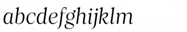 Loretta Display Light Italic