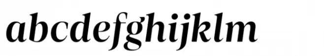 Loretta Display Semi Bold Italic
