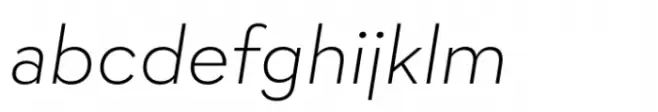 Lto.Unicore Tekst Extra Light Italic
