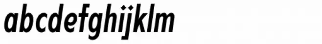 Lucifer Sans ExtraCondensed Regular Italic