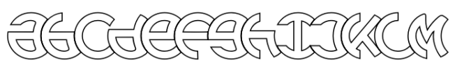 Lunanic Medium Left Outline