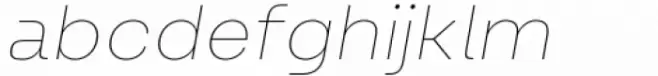 Lupio Thin Italic