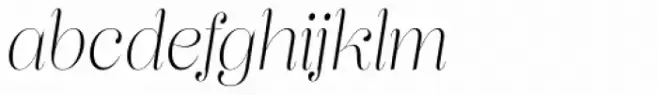 Lust Pro Didone Slim No1 Italic