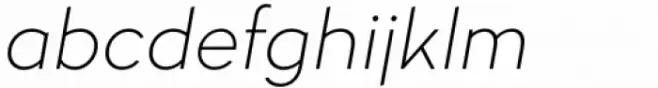 Lydia Sans Extra Light Italic
