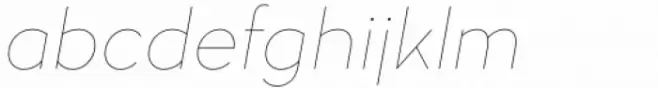 Lydia Sans Hairline Italic