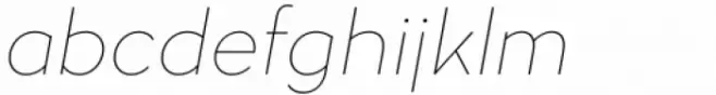 Lydia Sans Thin Italic