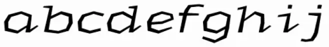Macahe Expanded Light Italic