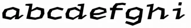 Macahe Expanded Semi Bold Italic