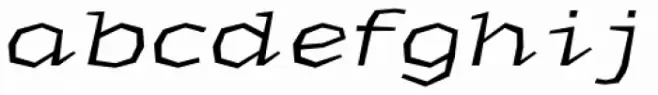 Macahe Expanded Thin Italic