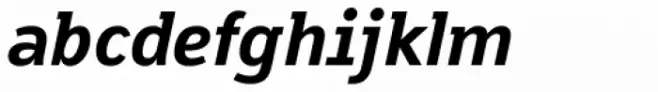 Macella Demi Bold Italic