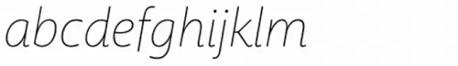 Macha Thin Italic