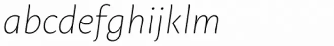 Macho Extra Light Italic