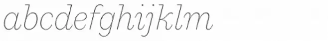 Macklin Slab Thin Italic