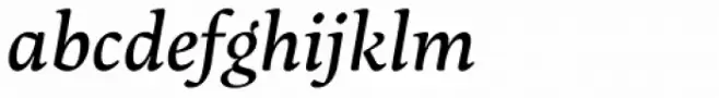 Maecenas Medium Italic