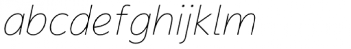 Magnum Sans Pro Thin Italic
