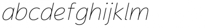 Magnum Sans Thin Italic