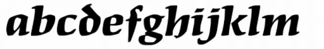 Maidenhead Black Italic