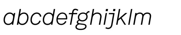 Maison Light Italic