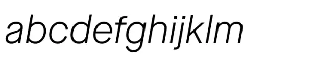 Maison Neue Light Italic