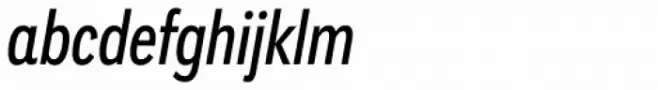Malden Sans Cond Italic