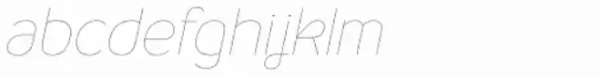Malina Ultra Light Italic