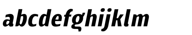 Mally Condensed Bold Italic