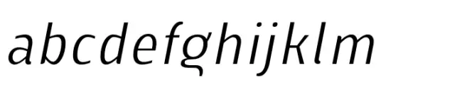 Mally Condensed Light Italic