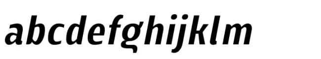 Mally Condensed Semi Bold Italic