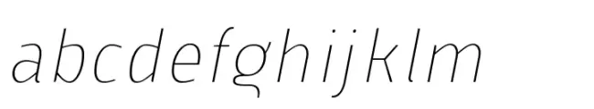 Mally Condensed Thim Italic