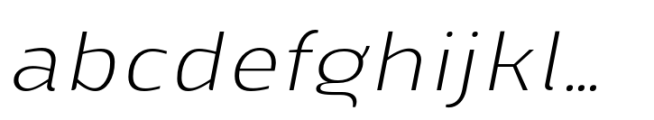 Mally Extra Light Italic