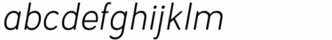 Manche Extra Light Condensed Oblique