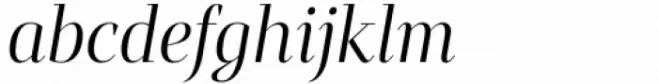 Mandrel Didone Condensed Regular Italic
