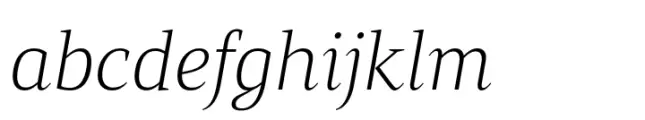 Mandrel Extended Thin Italic