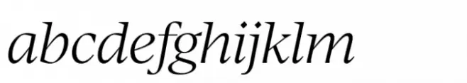 Manier Light Italic