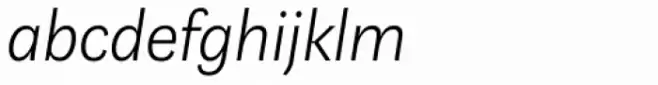 Marat Sans ExtraLight Italic