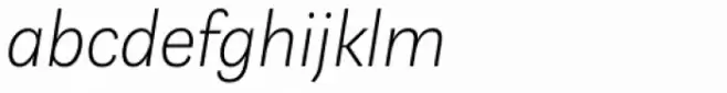 Marat Sans Thin Italic