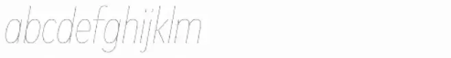 Mark OT Cond Hairline Italic