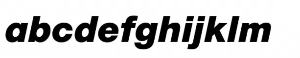 Marlin Sans SQ Black Italic
