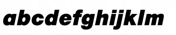 Marlin Sans SQ Extra Black Italic