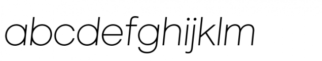 Marlin Sans Slant Extra Light