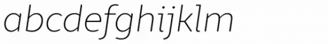 Marlon Pro Extra Light Italic