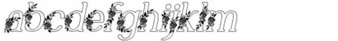 Marlyn Flo Medium Outline Italic