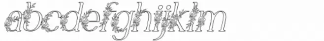 Marlyn Flo One Light Outline Italic