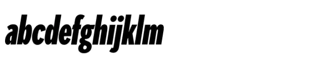 Masserini Black XCondensed Oblique